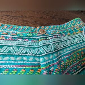Anthropologie Colorful Patterned Women Shorts